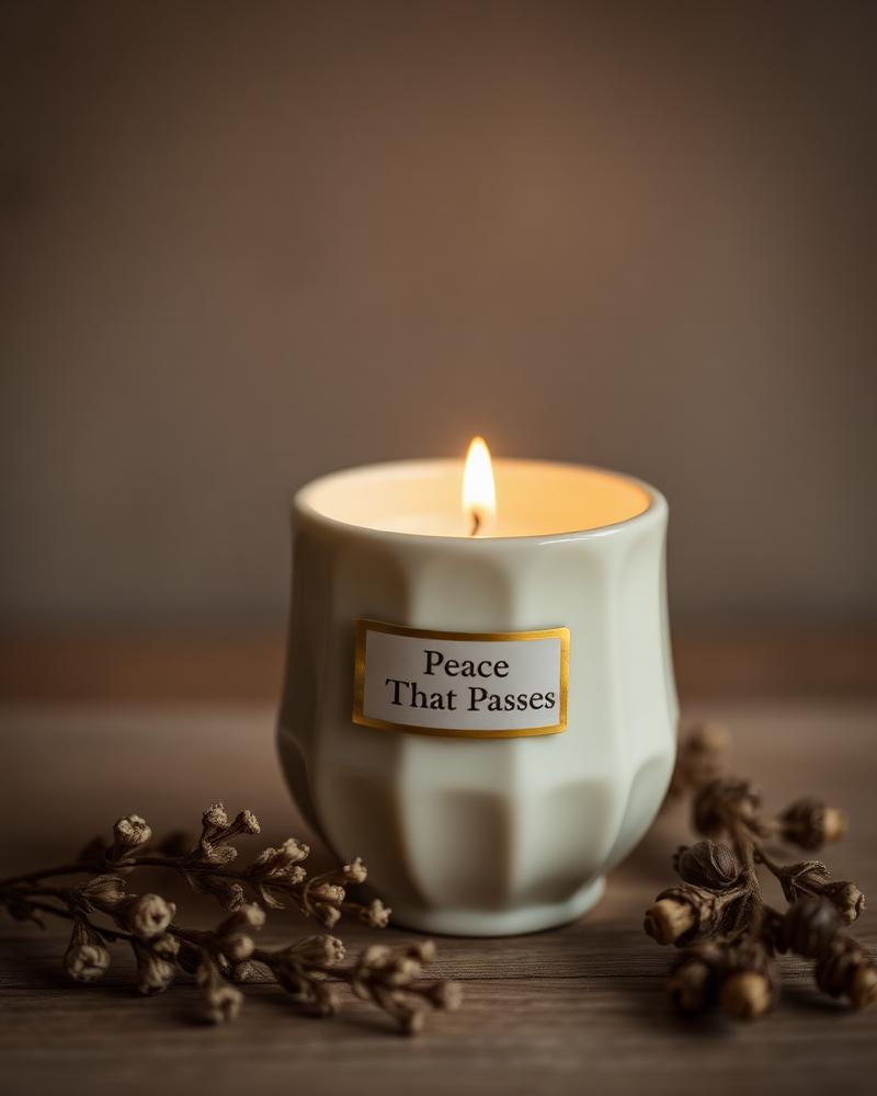 Peace That Passes Candle
